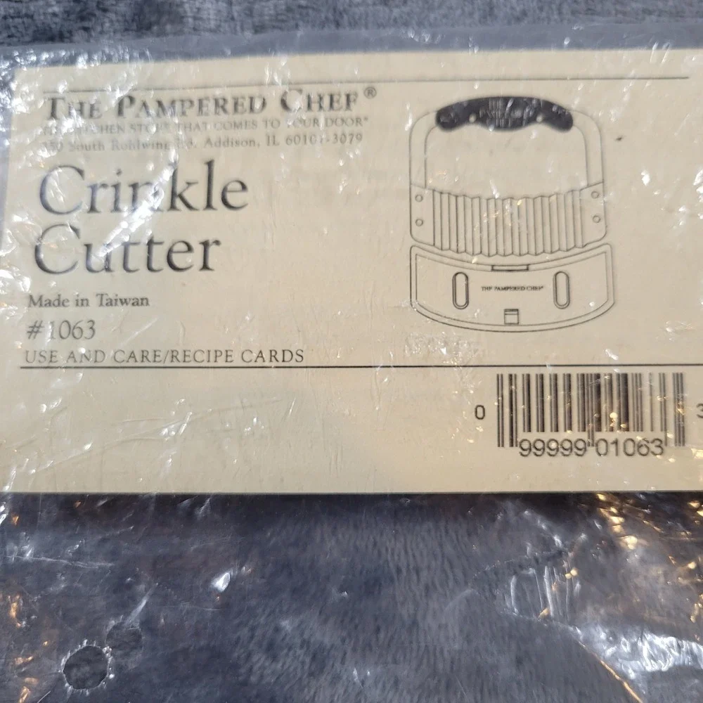 The‎ Pampered Chef Crinkle Cutter 1063 Stainless Steel Vegetable Slicer New
